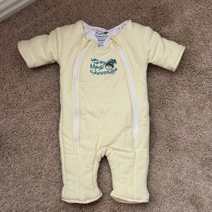 Magic Sleepsuit Light Yellow Baby Footie